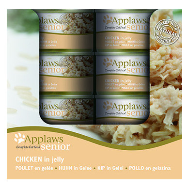 Applaws Katzen Huhn im Gelee (24x70g)
