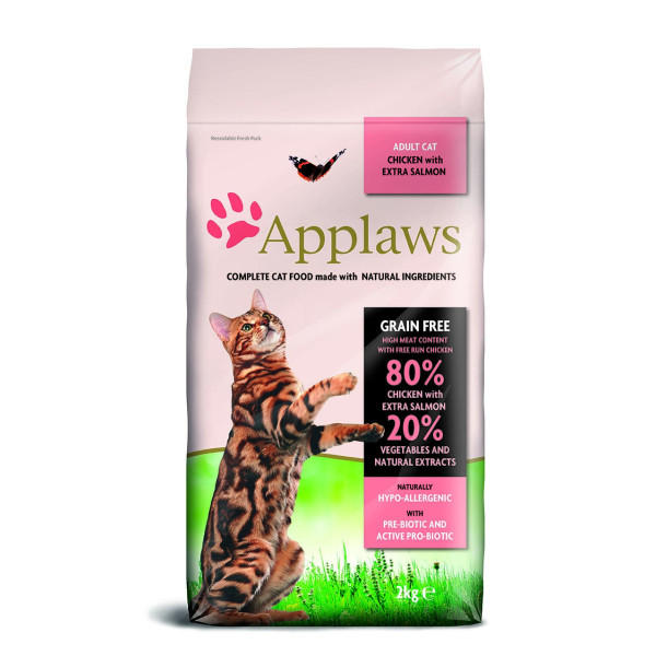 Applaws Katzen Trockenfutter Huhn & Lachs