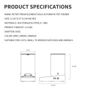 PETKIT Smart Futterautomat SOLO 3 Liter