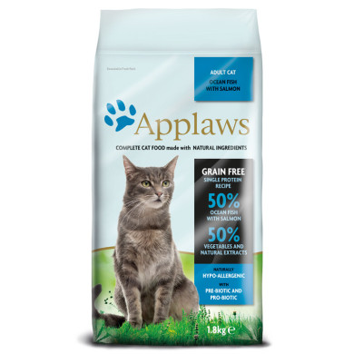 Applaws Katzen Trockenfutter Meeresfisch mit Lachs Applaws Katzen Trockenfutter Meeresfisch mit Lachs