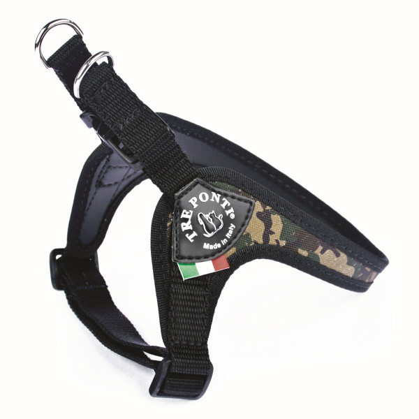 EASY FIT CAMOUFLAGE HARNESS mit verstellbarem Bauchgurt - TRE PONTI EASY FIT CAMOUFLAGE HARNESS mit verstellbarem Bauchgurt - TRE PONTI