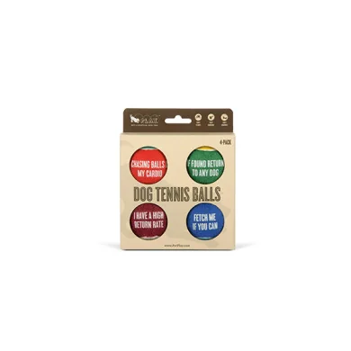 Dog Tennis Ball - 4 Pack Dog Tennis Ball - 4 Pack