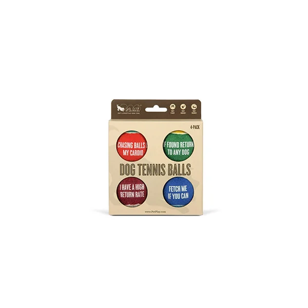 Dog Tennis Ball - 4 Pack Dog Tennis Ball - 4 Pack