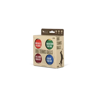 Dog Tennis Ball - 4 Pack Dog Tennis Ball - 4 Pack