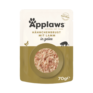 Applaws Huhn & Lamm in Gelee 70g (16er Packung) Applaws Huhn & Lamm in Gelee 70g (16er Packung)