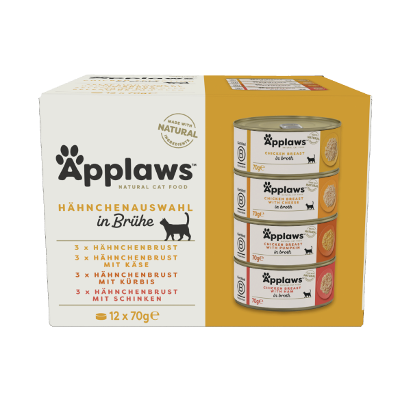 Applaws Multipack Katze Dosen Huhn 12x70g