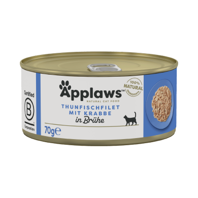 Applaws Thunfischfilet & Krabben 70 g (24er Packung) Applaws Thunfischfilet & Krabben 70 g (24er Packung)