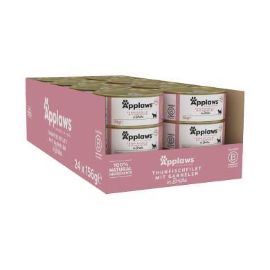 Applaws Thunfischfilet & Garnele 156g (24er Packung) Applaws Thunfischfilet & Garnele 156g (24er Packung)