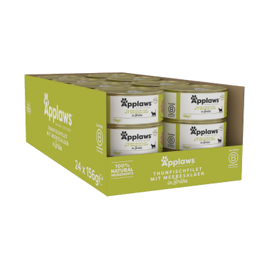 Applaws Thunfischfilet & Algen 156g (24er Packung) Applaws Thunfischfilet & Algen 156g (24er Packung)