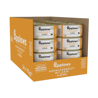 Applaws Huhn & Käse 70g (24er Packung) Applaws Huhn & Käse 70g (24er Packung)