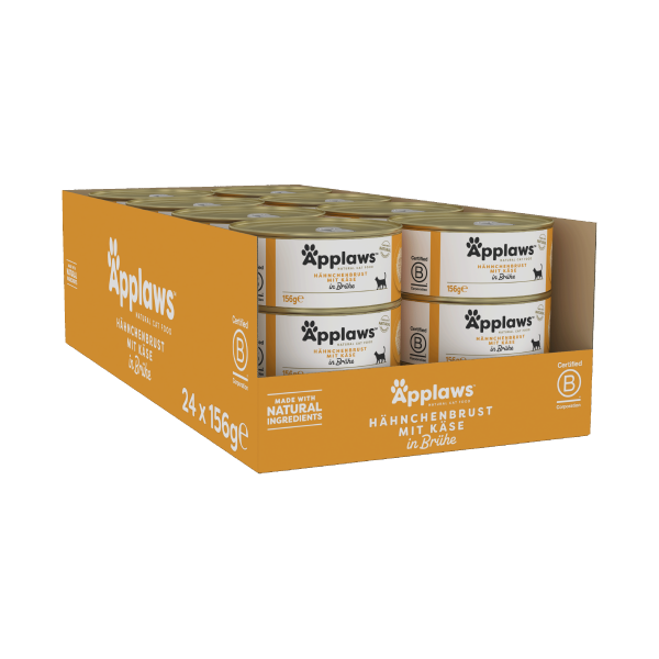 Applaws Huhn & Käse 24x156g