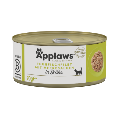 Applaws Thunfischfilet & Algen 70g (24er Packung) Applaws Thunfischfilet & Algen 70g (24er Packung)