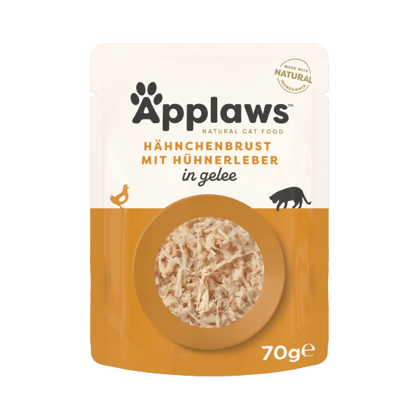 Applaws Huhn & Leber in Gelee 70g (16er Packung)