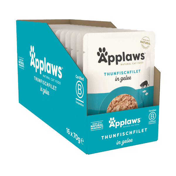 Applaws Thunfisch in Gelee 70g (16er Packung) Applaws Thunfisch in Gelee 70g (16er Packung)
