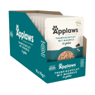 Applaws Thunfisch & Makrele in Gelee 70g (16er Packung) Applaws Thunfisch & Makrele in Gelee 70g (16er Packung)