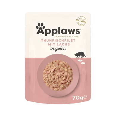 Applaws Thunfisch & Lachs in Gelee 70g (16er Packung) Applaws Thunfisch & Lachs in Gelee 70g (16er Packung)