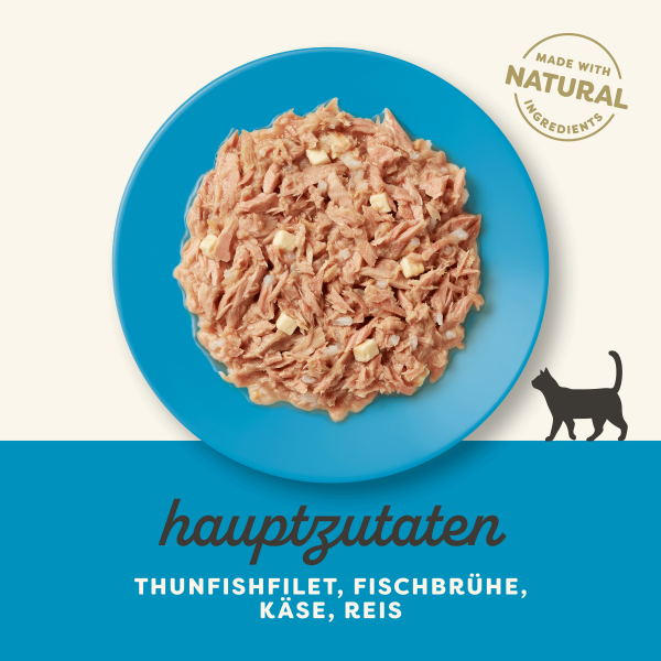 Applaws Thunfischfilet & Käse 156g (24er Packung)