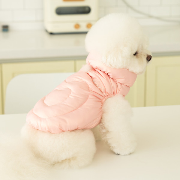 HEART FLUFFY VEST JUMPER