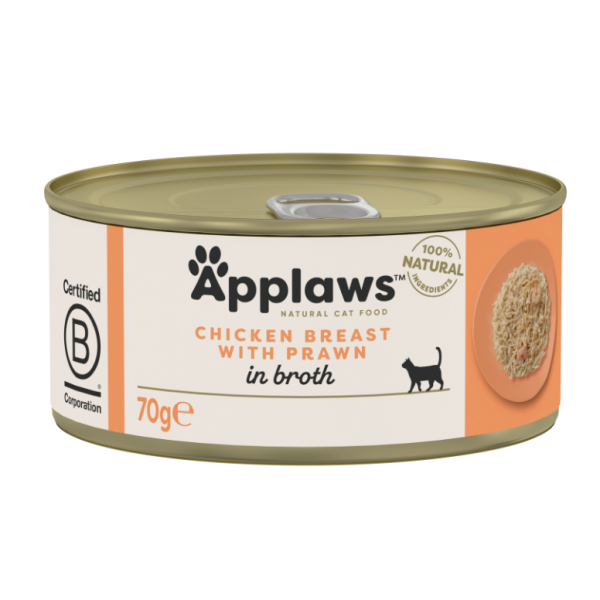 Applaws Huhn mit Thunfisch in Brühe (24x70g)