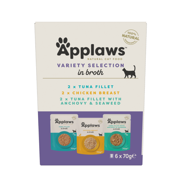 Applaws Sortenauswahl im Brühe Multipack (6x70g)