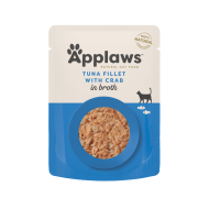 Applaws Thunfischfilet mit Krabben in Brühe Nassfutter für Katzen (12x70g) Applaws Thunfischfilet mit Krabben in Brühe Nassfutter für Katzen (12x70g)