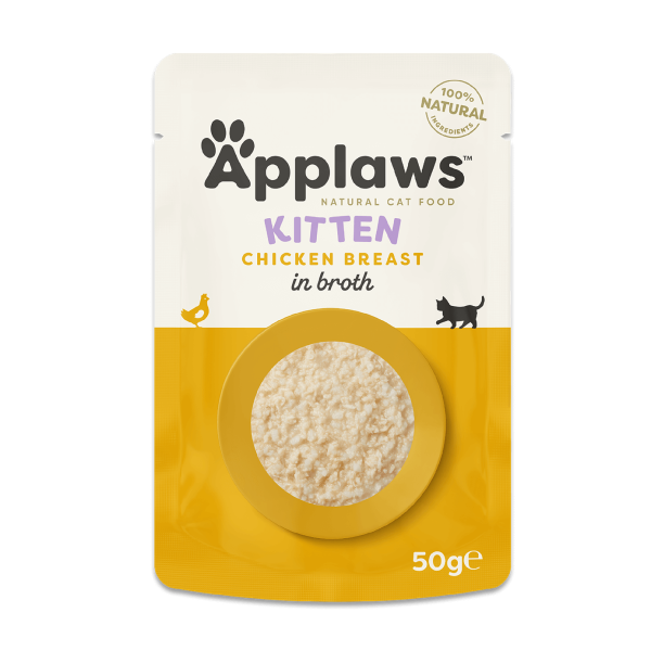Applaws Kitten Hähnchenbrust in Brühe (12x50g)