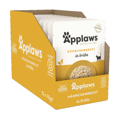 Applaws Nassfutter für Katzen Hühnerbrust in Brühe (12x70g) Applaws Nassfutter für Katzen Hühnerbrust in Brühe (12x70g)
