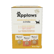 Applaws Thunfischfilet mit Krabben in Brühe Nassfutter für Katzen (12x70g) Applaws Thunfischfilet mit Krabben in Brühe Nassfutter für Katzen (12x70g)