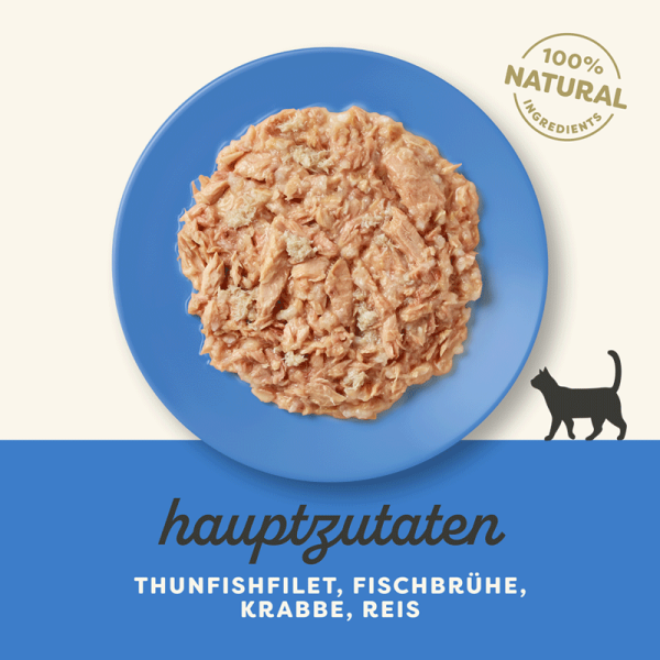 Applaws Thunfischfilet mit Krabben in Brühe Nassfutter für Katzen (12x70g) Applaws Thunfischfilet mit Krabben in Brühe Nassfutter für Katzen (12x70g)