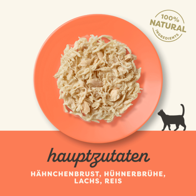 Applaws Hühnerbrust mit Lachs in Brühe (12x70g) Applaws Hühnerbrust mit Lachs in Brühe (12x70g)