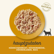 Applaws Hühnerbrust mit Hühnerleber in Brühe (24x70g)