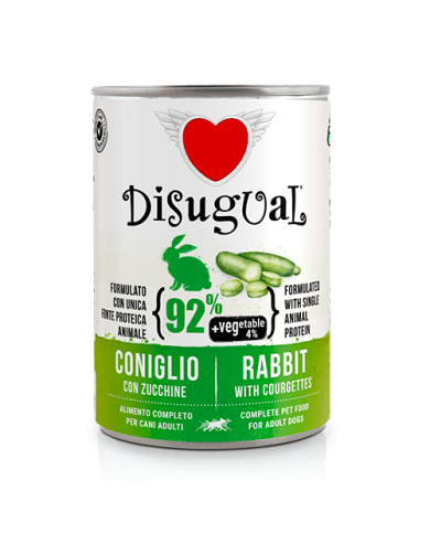 Disugual Kaninchen mit Zucchini MonoProtein Formula (400gx6)