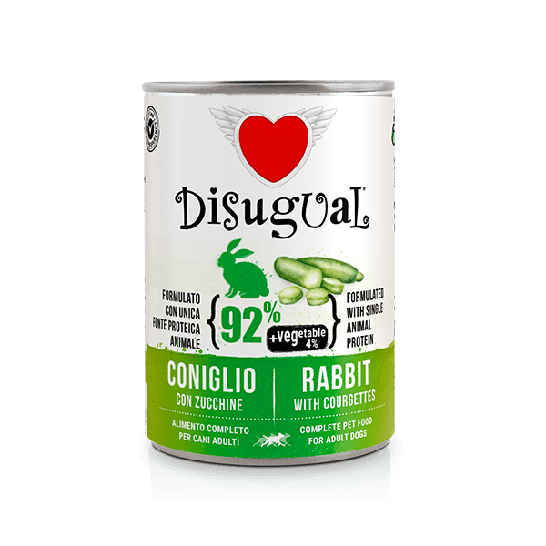 Disugual Kaninchen mit Zucchini MonoProtein Formula (400gx6)