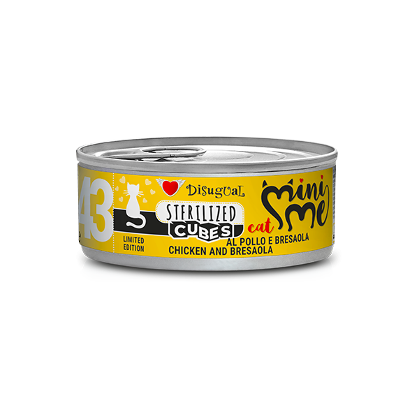 Disugual Mini Me 43 – Cubes Hähnchen und Bresaola (85gx12)