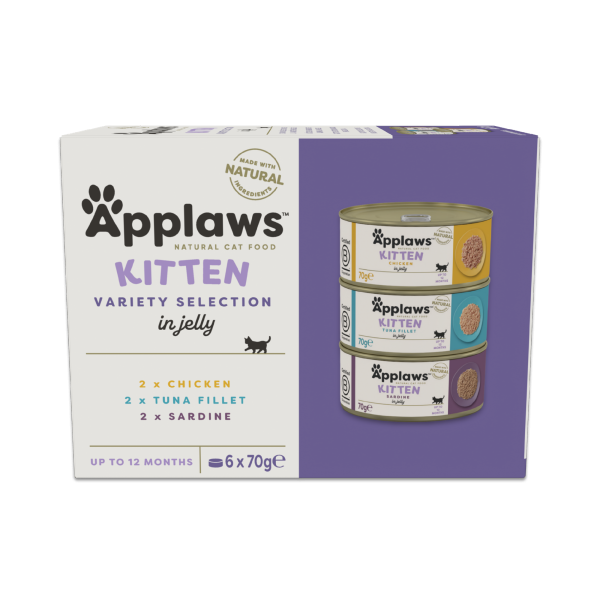 Applaws Multipack mit diversen Sorten in Gelee (6x70g)