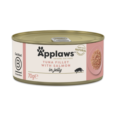 Applaws Thunfischfilet mit Lachs in Gelee (24x70g)