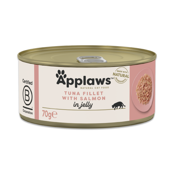 Applaws Thunfischfilet mit Lachs in Gelee (24x70g)