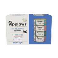 Applaws Fisch-Auswahl Multipack in Brühe (24x70g)