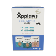Applaws Multipack Fischauswahl in Gelee (12x70g)