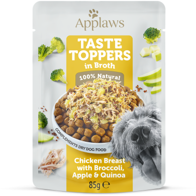 Applaws Hähnchenbrust mit Brokkoli, Apfel und Quinoa im Brühbeutel 85g ( 12er Packung )