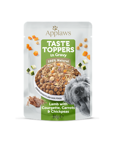 Applaws Lamm mit Zucchini, Karotten und Kichererbsen in Soße Beutel 85g (12er Packung)