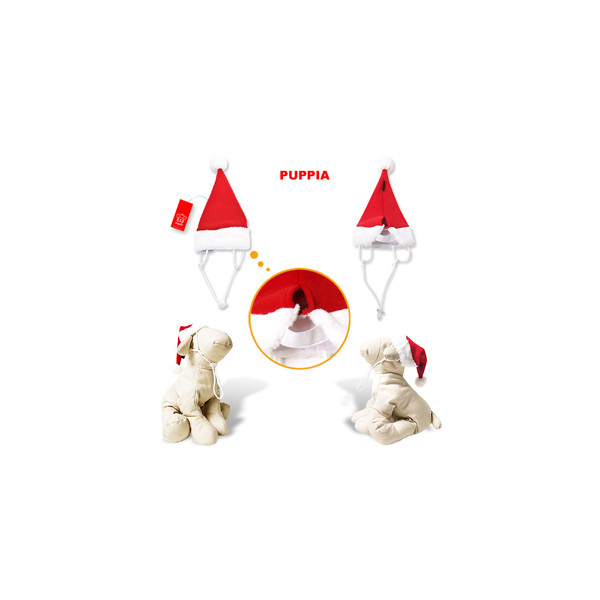 SANTA`S HAT - PUPPIA - Hundemütze-Weihnachten